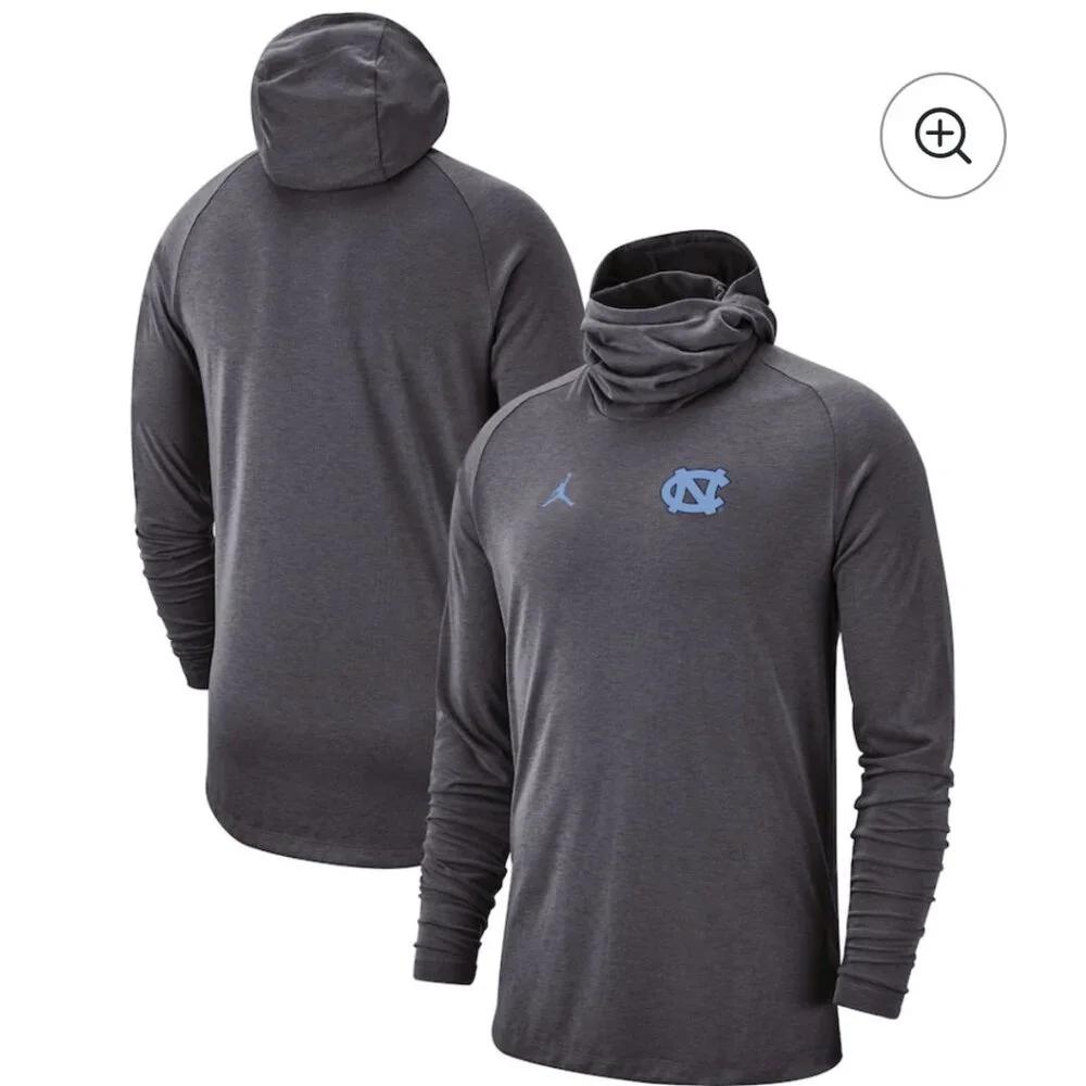 ⭐ Michael Jordan Men's N.C. Tar Heels Pullover Bala Hoodie Small